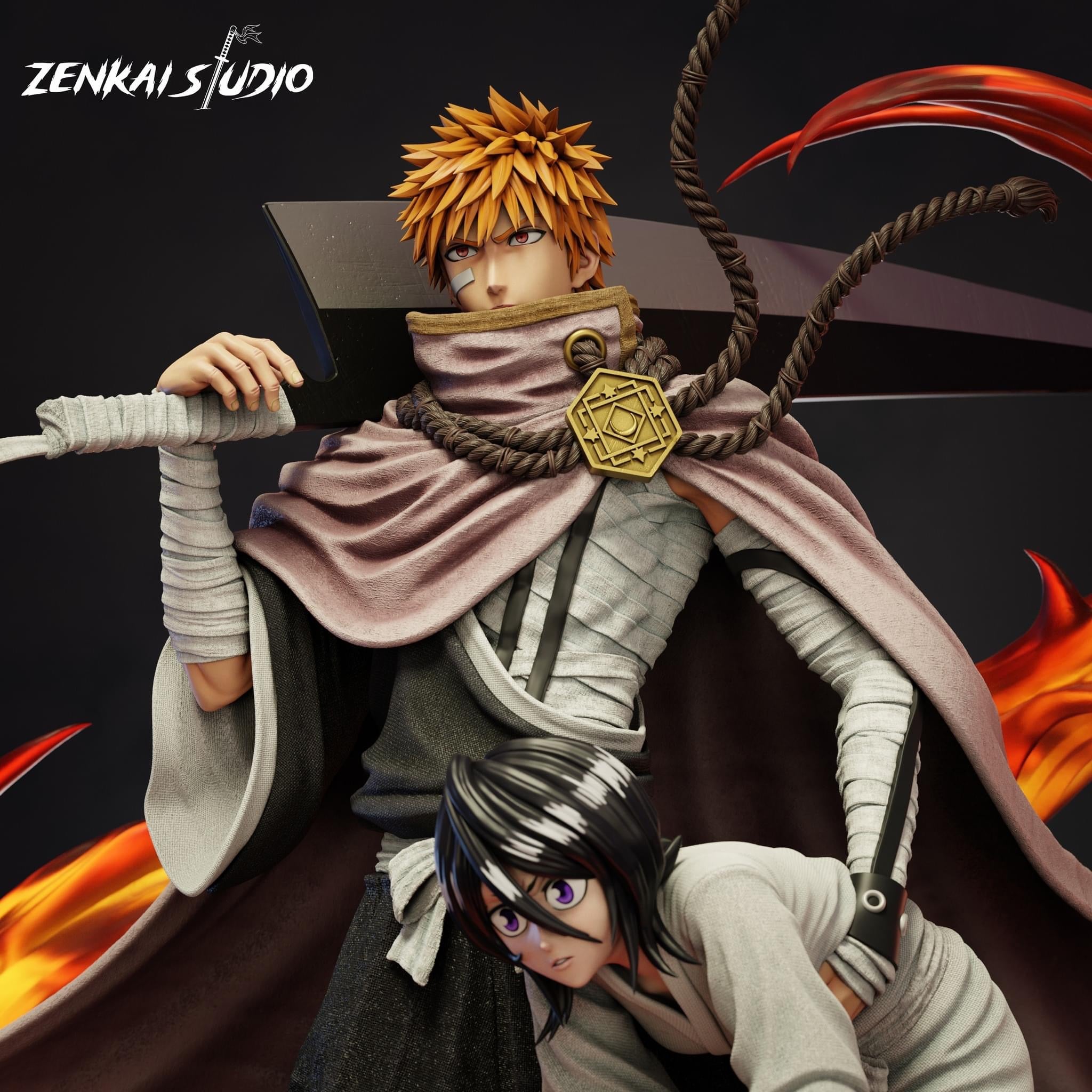 Bleach – Ichigo Kurosaki & Rukia Kuchiki | 1:6 Resin Statue | von