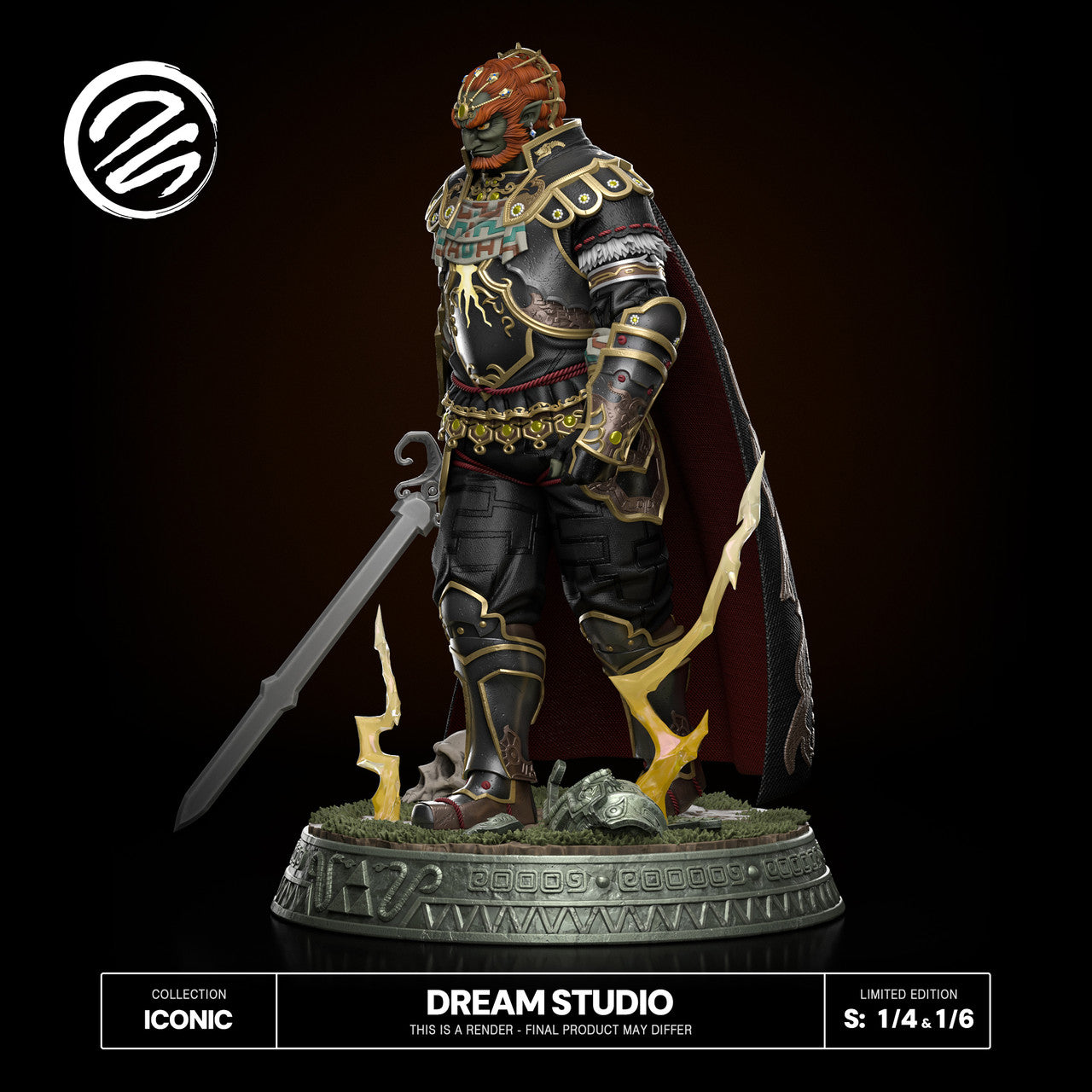 The Legend of Zelda - Ganondorf TP | 1:6/1:4 Resin Statue | by Dream Studio