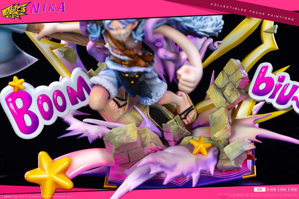 One Piece - Pop Nika Luffy | Resin Statue | by JiKe Studio