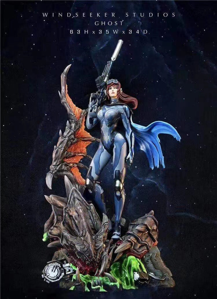 Starcraft - Sarah Kerrigan (als Ghost) | 1:4 Resin Statue | von Windseeker Studios