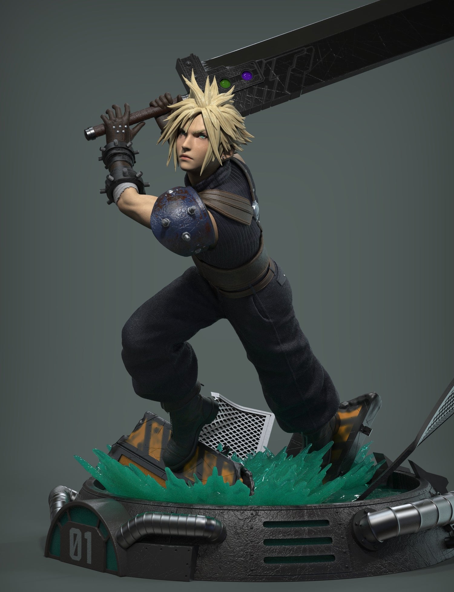 Final Fantasy - Cloud & Sephiroth | 1:4 Resin Statue | von Solar Studio