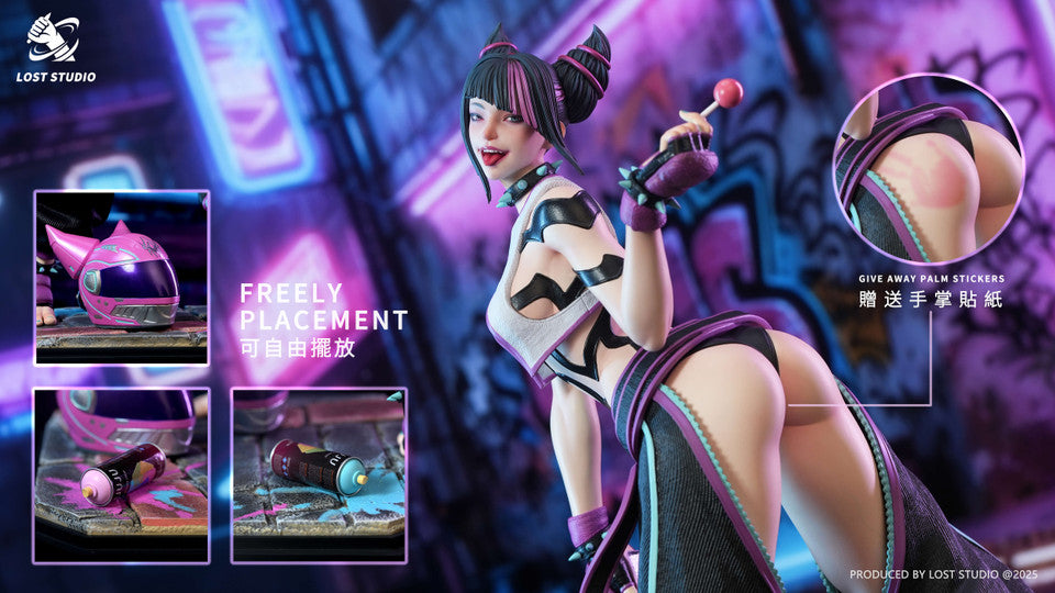 Street Fighter - Spider Girl Han Juri | 1:4 Resin Statue | by Lost Studio