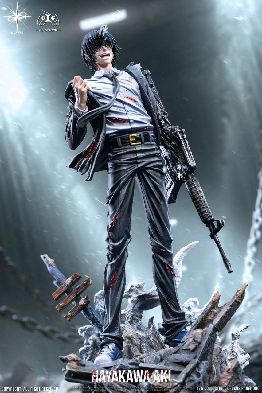 akiページ Chainsaw Man - Hayakawa Aki | 1:6 Resin Statue | by Dazzle & PG