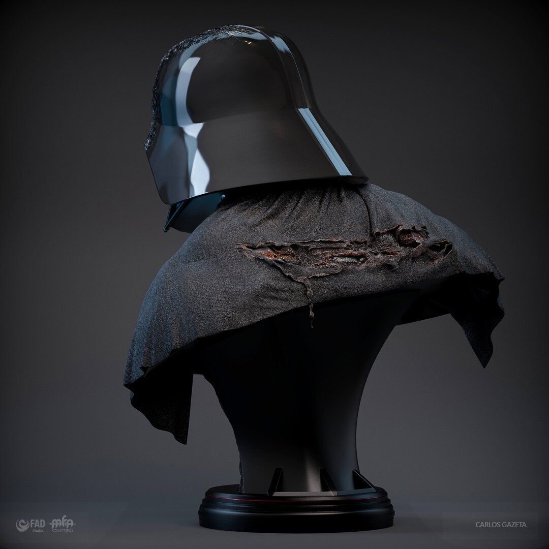 Star Wars - Battle Damaged Darth Vader | 1:1 Resin Bust | von MFA Collectibles