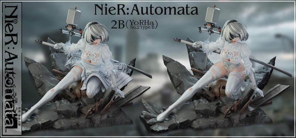 Nier Automata - Yorha Type B | 1:4 Resin Statue | by Crow Studio