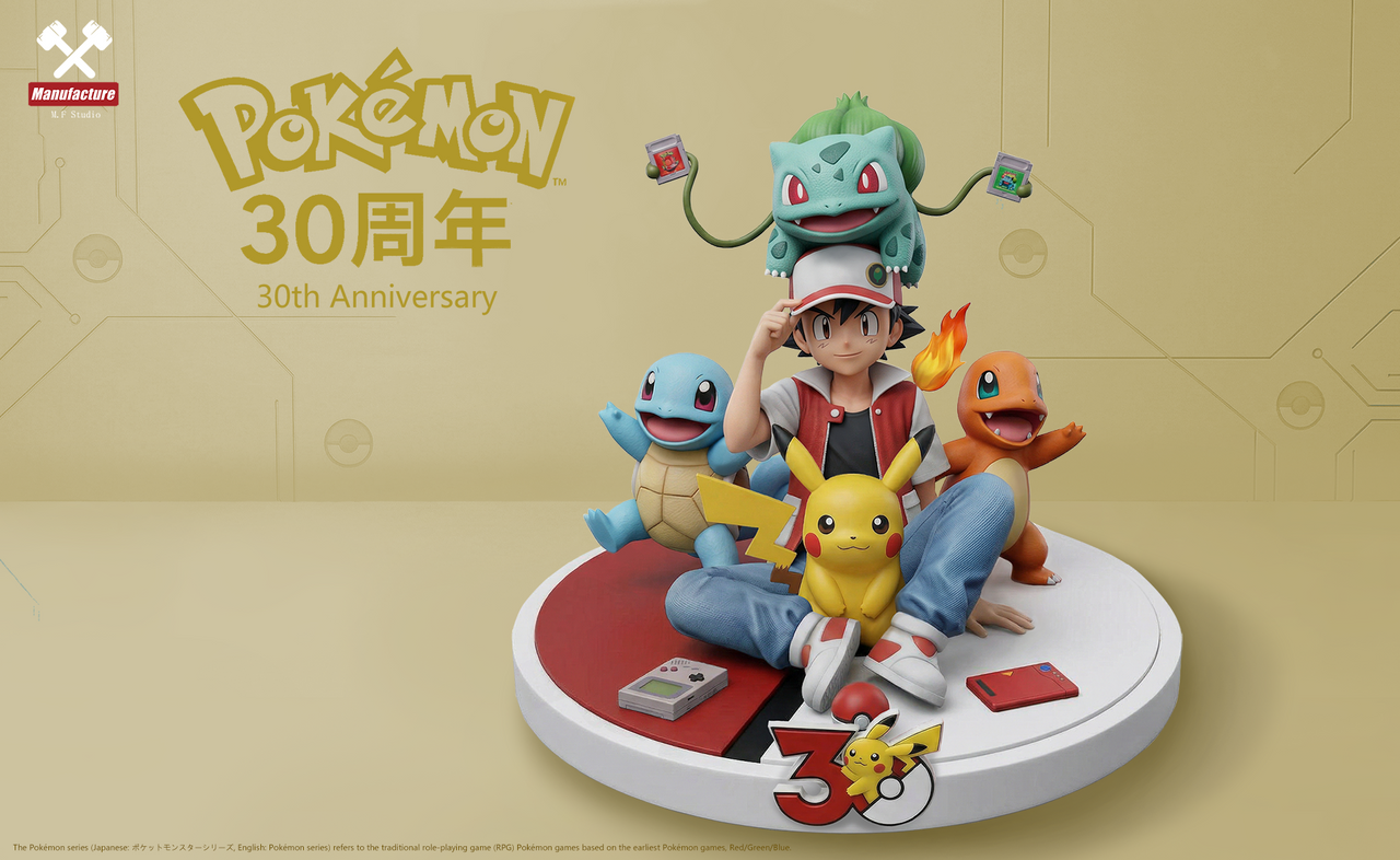 Pokémon - 30th Anniversary | 1:8 Resin Statue | by MF Studio