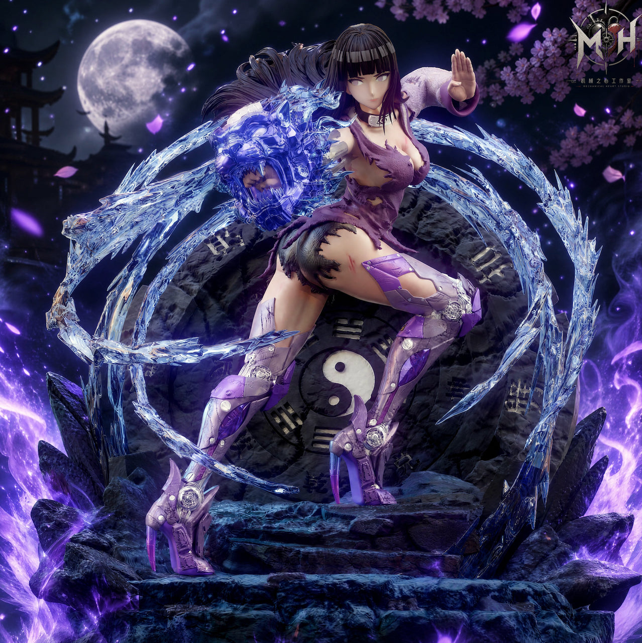 Naruto - Hinata | 1:5 Resin Statue | by Mechanical Heart Studio