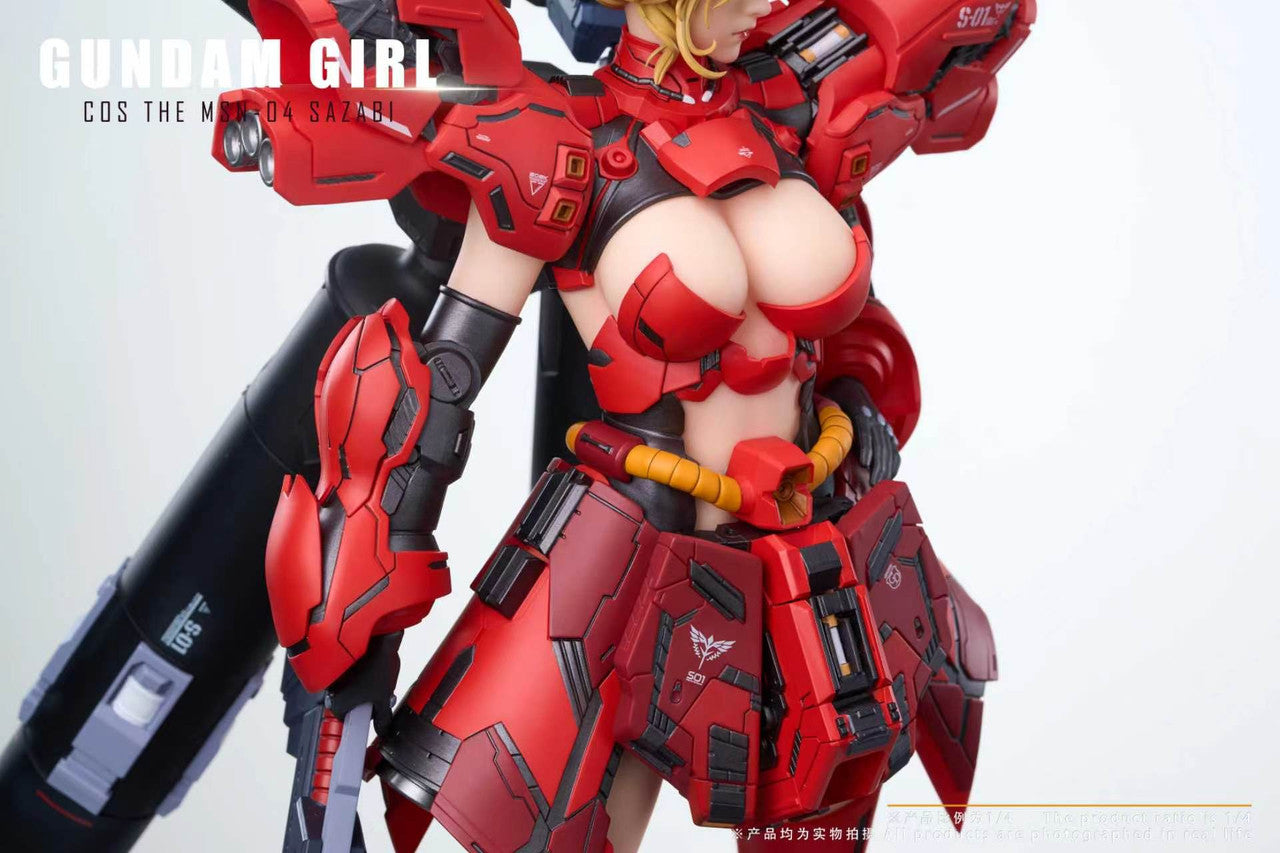 Mobile Suit Gundam - Gundam Girl MSN-04 Sazabi | Resin Statue | by Max Milk Studio