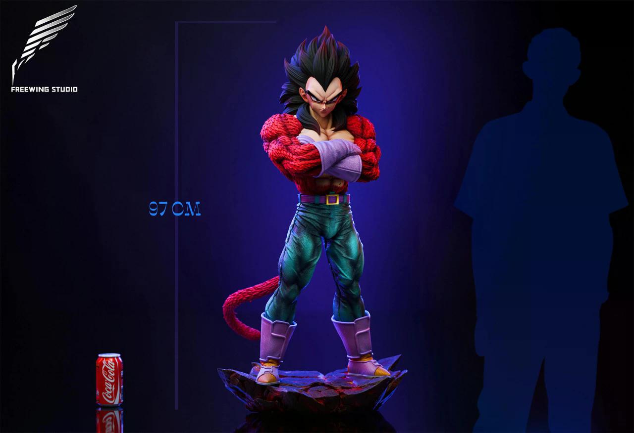 Dragon Ball - SS4 Vegeta | 1:2 Resin Statue | by Freewing Studio