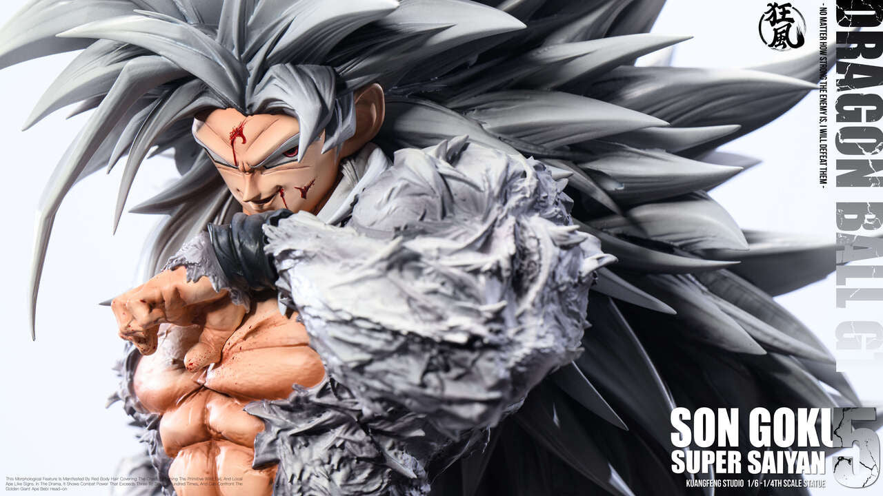 Dragon Ball - SS4 & SS5 Goku | 1:6/1:4 Resin Statue | by Kuang Feng Studio