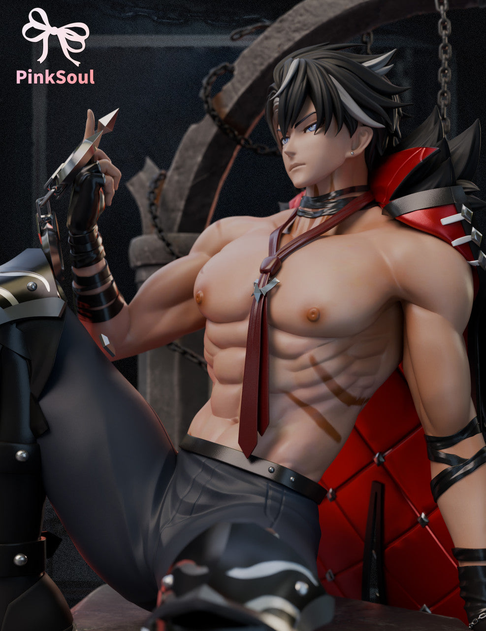 Genshin Impact - Wriothesley | Resin Statue | by PinkSoul Studio