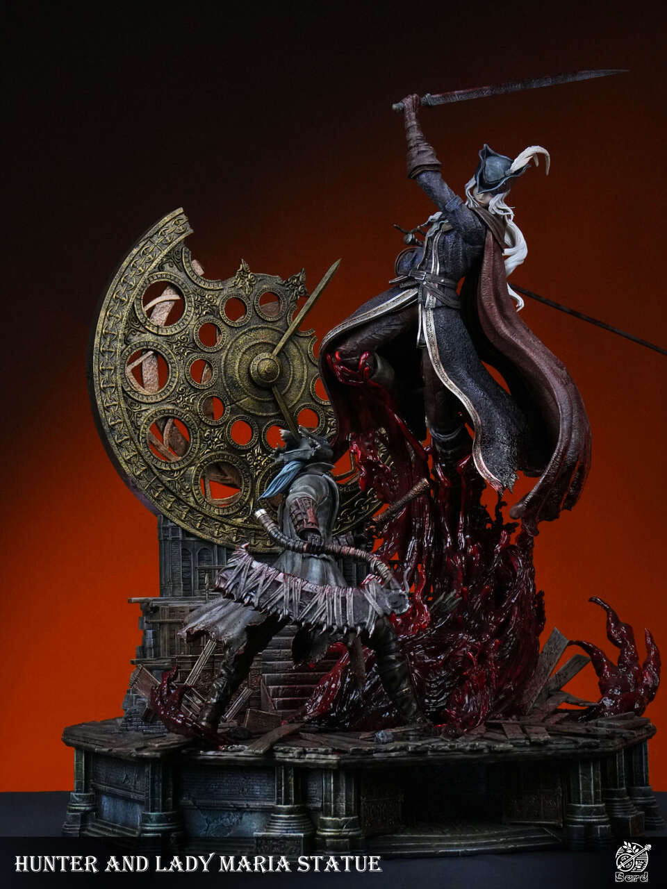 Bloodborne - Lady Maria vs. Hunter | Resin Statue | by Bard Studio