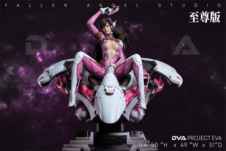 ゲームキャラクター FallenAngel Studio 1/4 DVA: Blue Ex Fallen Angel Studio Overwatch 1/4 DVA Project Blue Limited