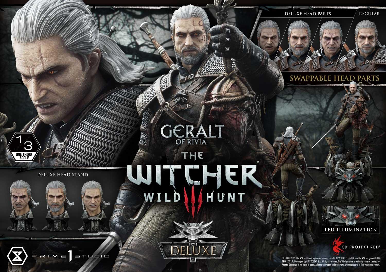 The Witcher 3 - Geralt of Rivia | 1:3 Resin Statue | von Prime 1 Studio