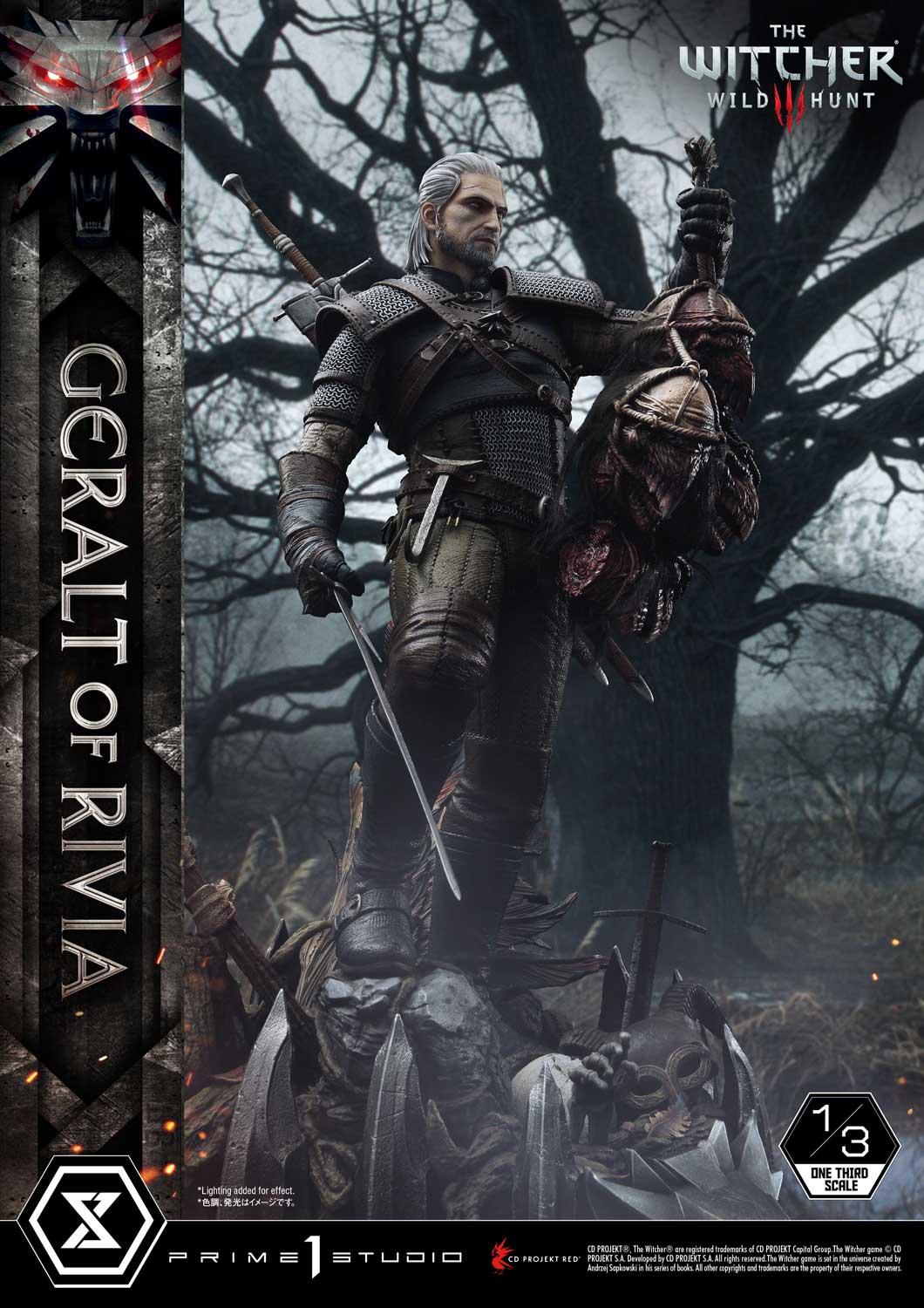 The Witcher 3 - Geralt of Rivia | 1:3 Resin Statue | von Prime 1 Studio