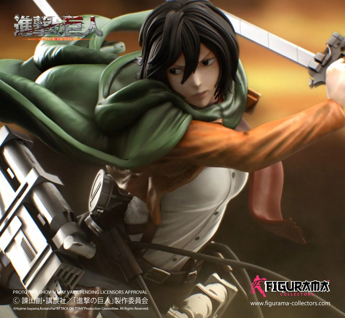 Attack on Titan - Armored vs. Attack Titan | Resin Statue | by Figurama